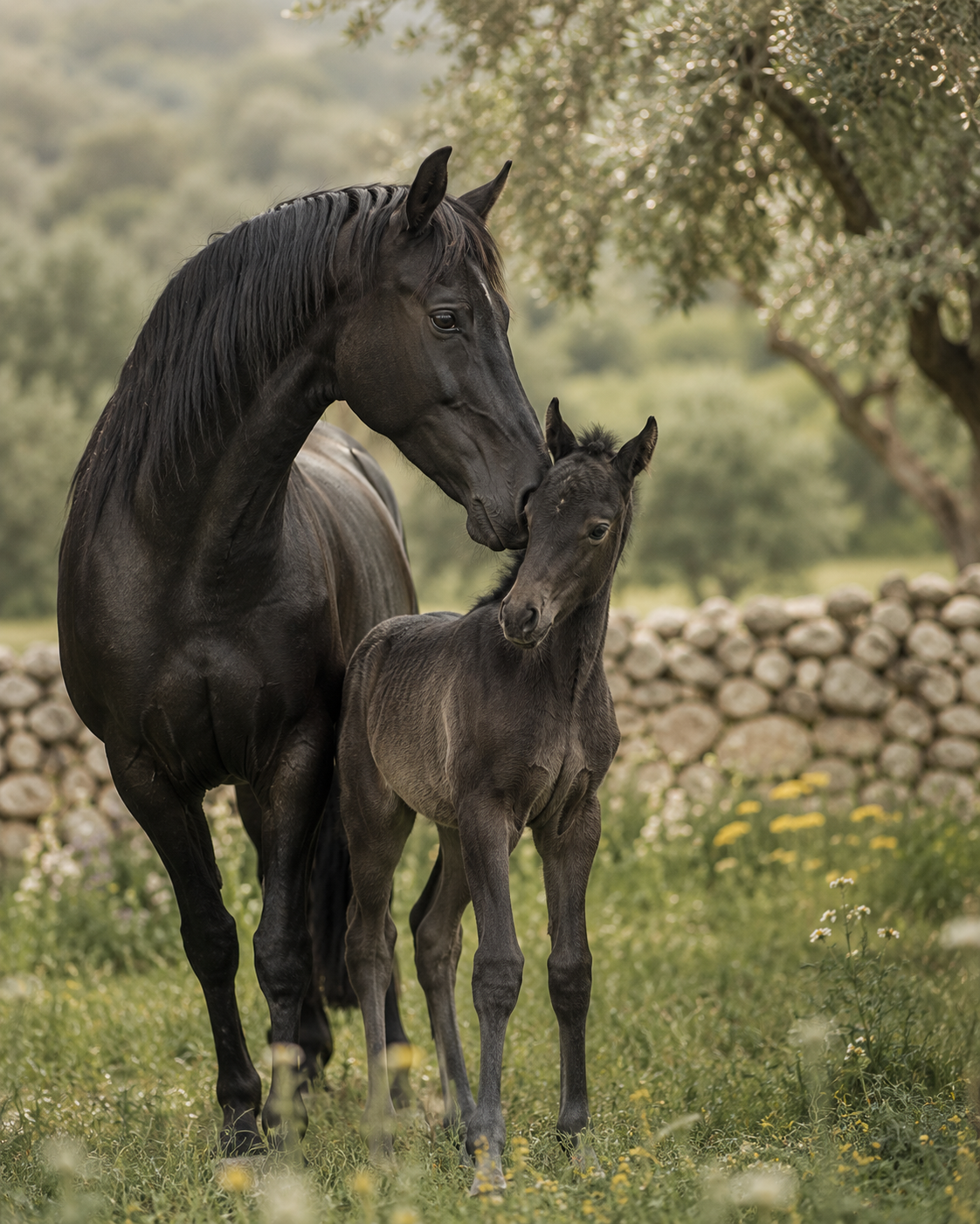 Mare and foal